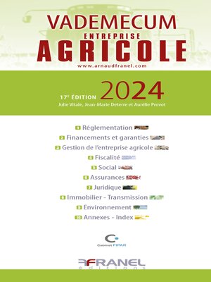 cover image of Vademecum de l'entreprise agricole